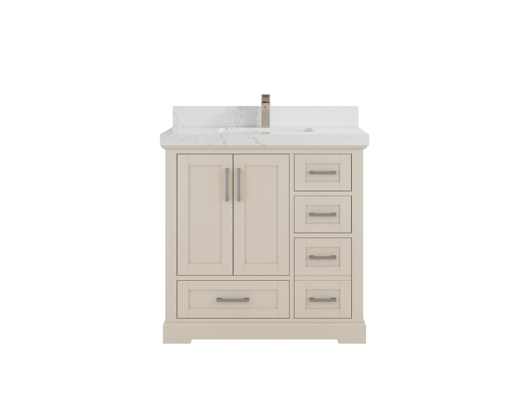 Boston 36 in. W x 22 in. D Center Sink Bathroom Vanity - Willow Bath and Vanity