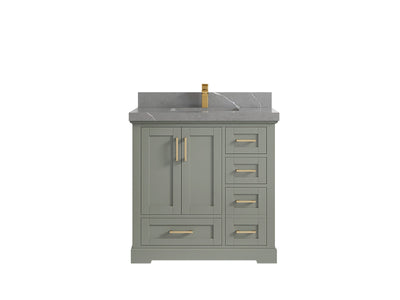 Boston 36 in. W x 22 in. D Center Sink Bathroom Vanity - Willow Bath and Vanity