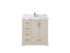 Boston 36 in. W x 22 in. D Center Sink Bathroom Vanity - photo 29