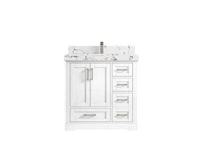 Boston 36 in. W x 22 in. D Center Sink Bathroom Vanity - Willow Bath and Vanity