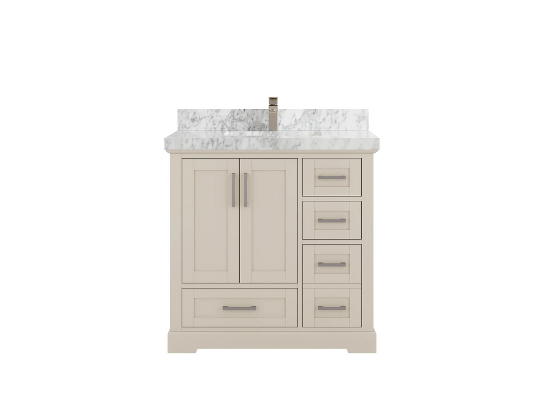 Boston 36 in. W x 22 in. D Center Sink Bathroom Vanity - Willow Bath and Vanity
