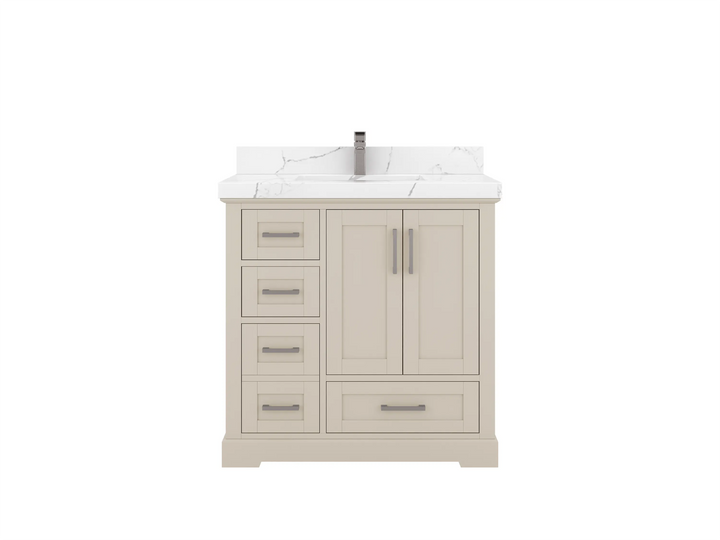 Boston 36 in. W x 22 in. D Center Sink Bathroom Vanity - photo 1
