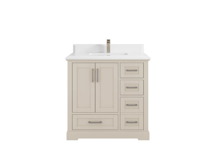 Boston 36 in. W x 22 in. D Center Sink Bathroom Vanity - photo 23