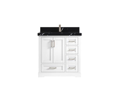 Boston 36 in. W x 22 in. D Center Sink Bathroom Vanity - Willow Bath and Vanity