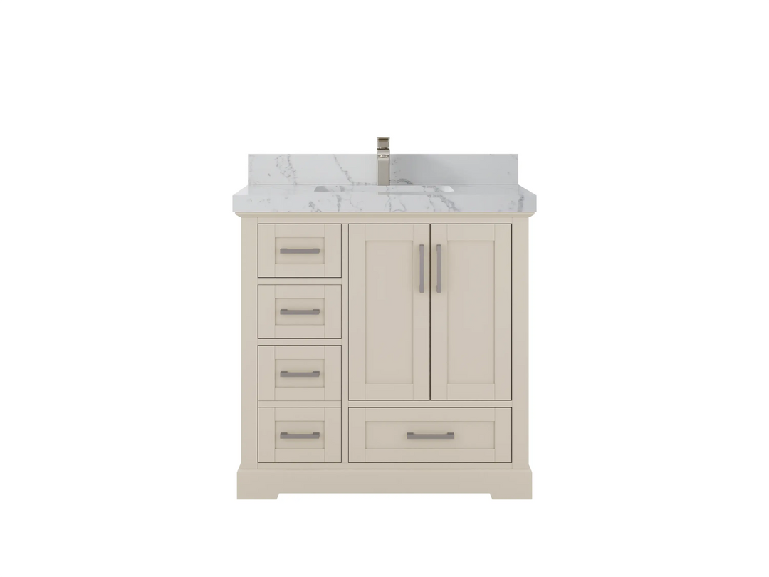 Boston 36 in. W x 22 in. D Center Sink Bathroom Vanity - Willow Bath and Vanity