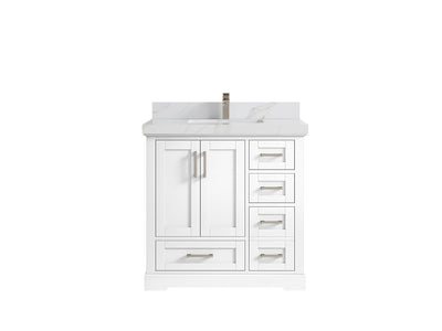 Boston 36 in. W x 22 in. D Center Sink Bathroom Vanity - Willow Bath and Vanity