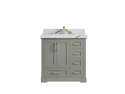 Boston 36 in. W x 22 in. D Center Sink Bathroom Vanity - Willow Bath and Vanity