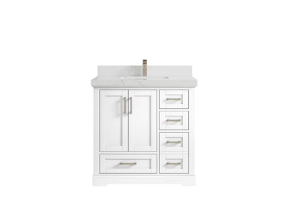 Boston 36 in. W x 22 in. D Center Sink Bathroom Vanity - Willow Bath and Vanity