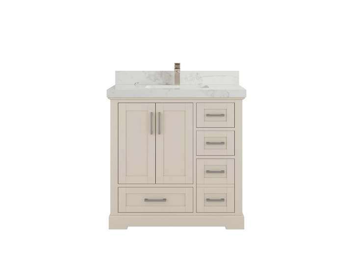 Boston 36 in. W x 22 in. D Center Sink Bathroom Vanity - photo 18