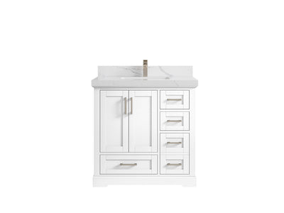 Boston 36 in. W x 22 in. D Center Sink Bathroom Vanity - Willow Bath and Vanity