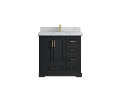 Boston 36 in. W x 22 in. D Center Sink Bathroom Vanity - Willow Bath and Vanity