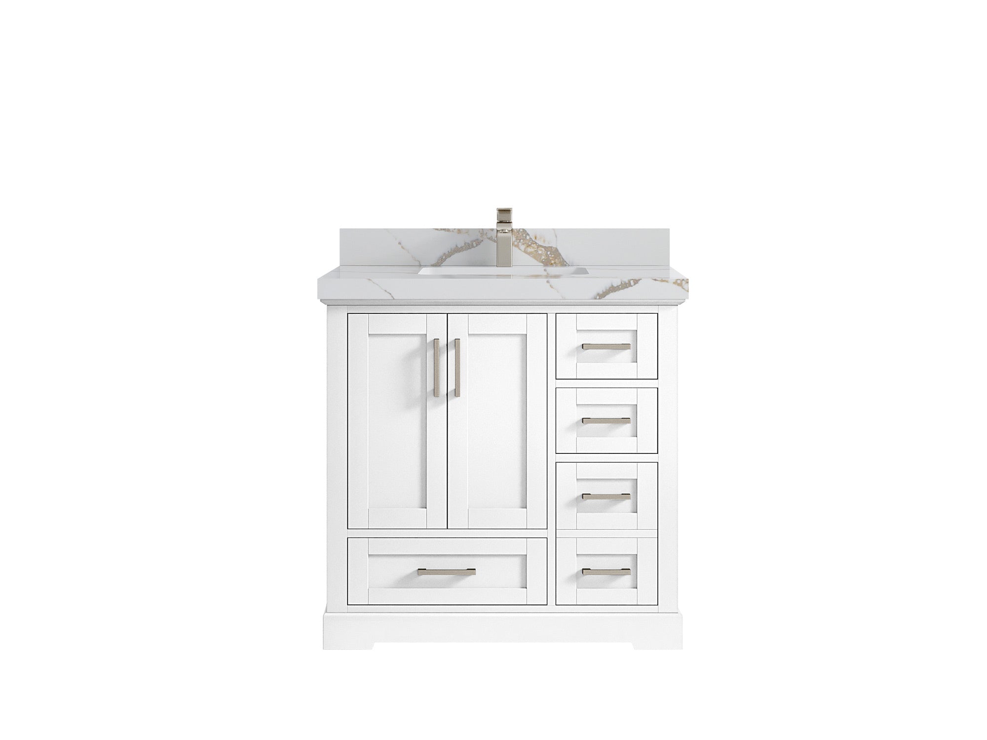 Boston 36 in. W x 22 in. D Center Sink Bathroom Vanity - Willow Bath and Vanity