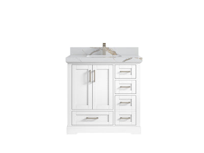 Boston 36 in. W x 22 in. D Center Sink Bathroom Vanity - Willow Bath and Vanity