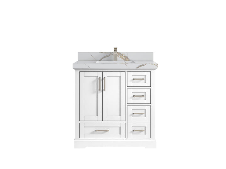 Boston 36 in. W x 22 in. D Center Sink Bathroom Vanity - photo 18