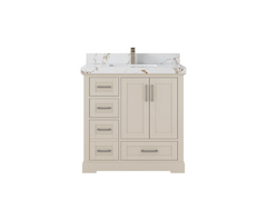 Boston 36 in. W x 22 in. D Center Sink Bathroom Vanity - photo 28