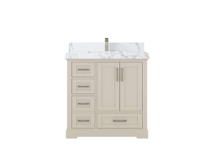 Boston 36 in. W x 22 in. D Center Sink Bathroom Vanity - photo 19