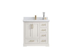 Boston 36 in. W x 22 in. D Center Sink Bathroom Vanity - photo 1