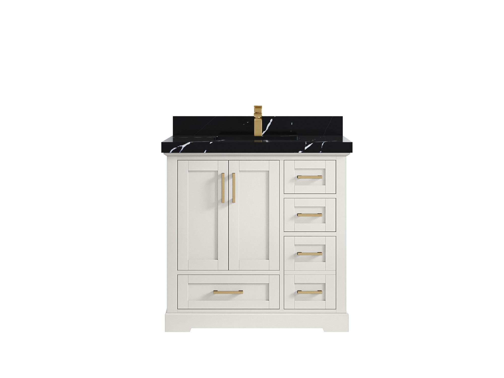 Boston 36 in. W x 22 in. D Center Sink Bathroom Vanity - Willow Bath and Vanity