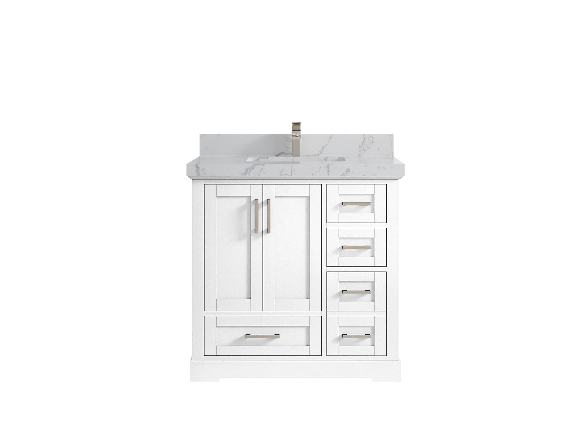 Boston 36 in. W x 22 in. D Center Sink Bathroom Vanity - Willow Bath and Vanity