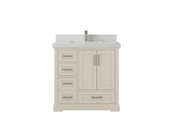 Boston 36 in. W x 22 in. D Center Sink Bathroom Vanity - photo 14