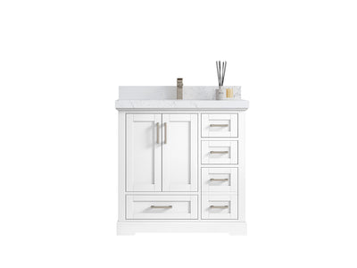 Boston 36 in. W x 22 in. D Center Sink Bathroom Vanity - Willow Bath and Vanity