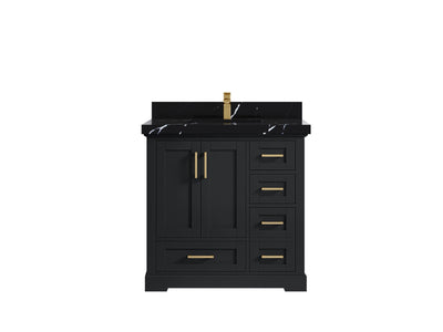 Boston 36 in. W x 22 in. D Center Sink Bathroom Vanity - Willow Bath and Vanity