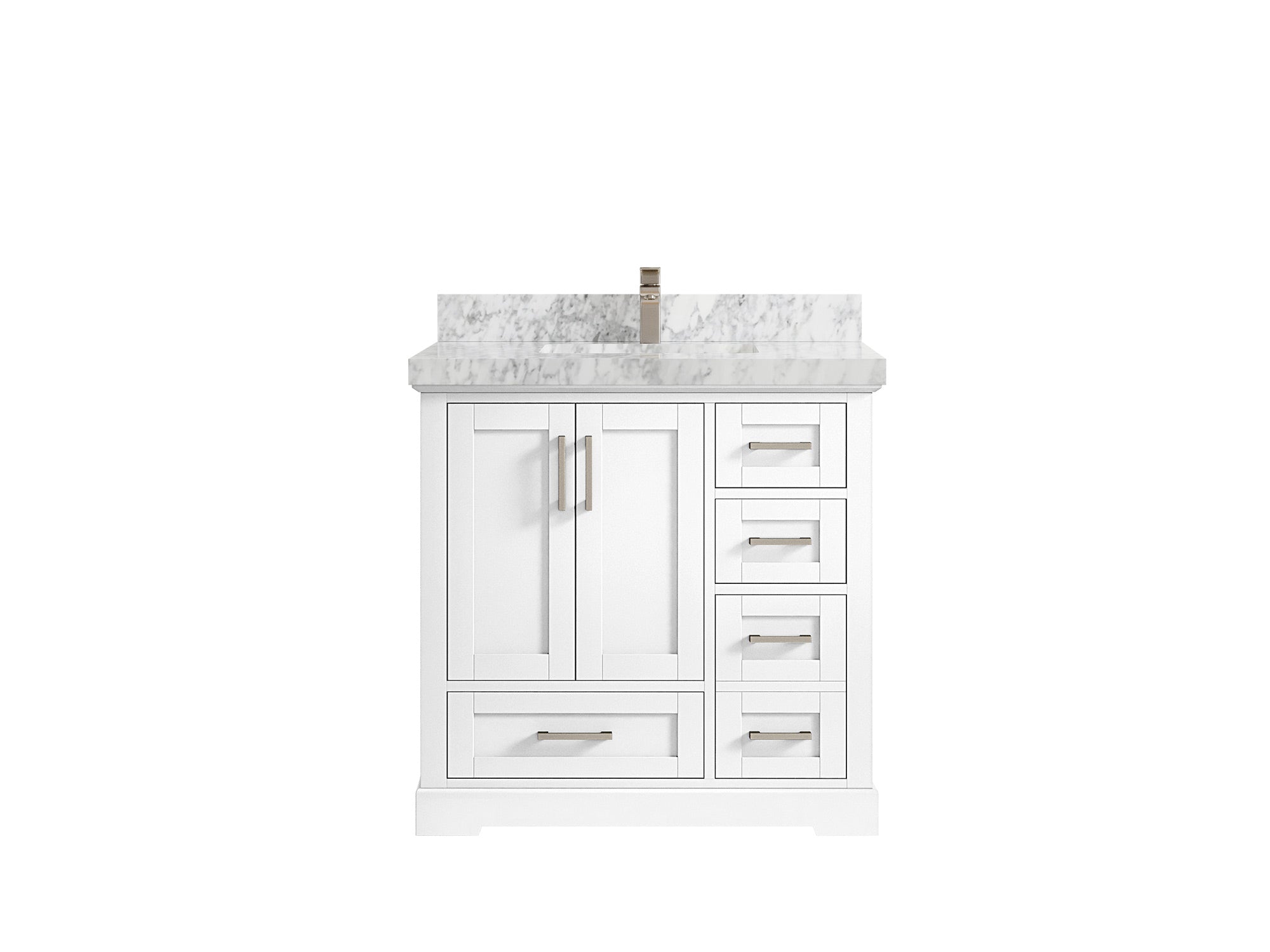 Boston 36 in. W x 22 in. D Center Sink Bathroom Vanity - Willow Bath and Vanity