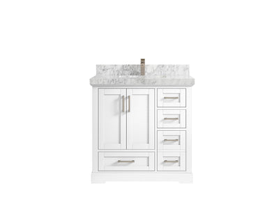 Boston 36 in. W x 22 in. D Center Sink Bathroom Vanity - Willow Bath and Vanity
