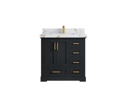 Boston 36 in. W x 22 in. D Center Sink Bathroom Vanity - Willow Bath and Vanity