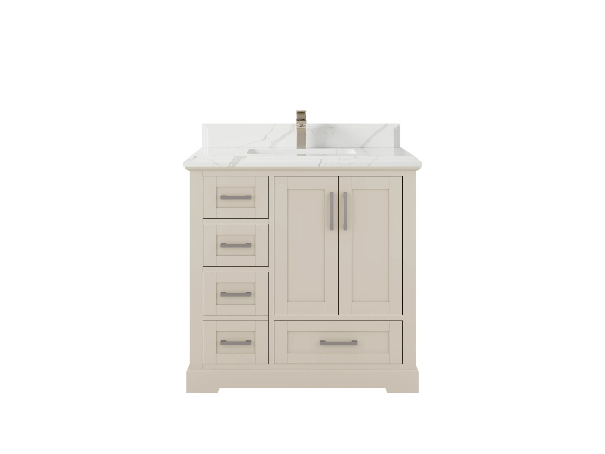 Boston 36 in. W x 22 in. D Center Sink Bathroom Vanity - Willow Bath and Vanity