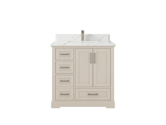 Boston 36 in. W x 22 in. D Center Sink Bathroom Vanity - photo 21