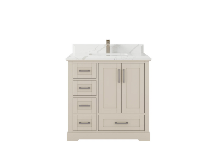 Boston 36 in. W x 22 in. D Center Sink Bathroom Vanity - photo 21