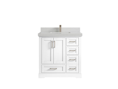 Boston 36 in. W x 22 in. D Center Sink Bathroom Vanity - Willow Bath and Vanity