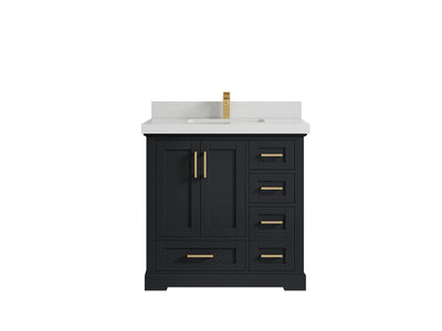 Boston 36 in. W x 22 in. D Center Sink Bathroom Vanity - Willow Bath and Vanity