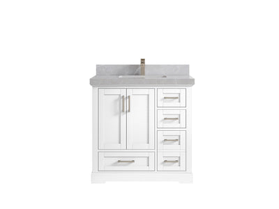 Boston 36 in. W x 22 in. D Center Sink Bathroom Vanity - Willow Bath and Vanity
