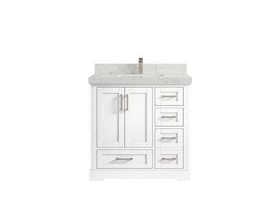 Boston 36 in. W x 22 in. D Center Sink Bathroom Vanity - Willow Bath and Vanity