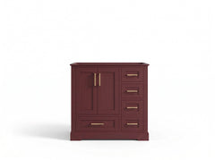 Boston 36 in. W x 22 in. D Left Offset Sink Bathroom Vanity - photo 2