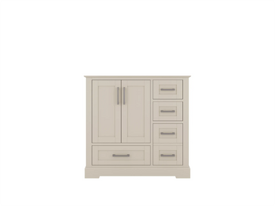 Boston 36 in. W x 22 in. D Left Offset Sink Bathroom Vanity - Willow Bath and Vanity