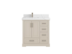 Boston 36 in. W x 22 in. D Left Offset Sink Bathroom Vanity - photo 17
