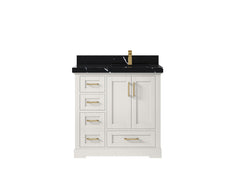 Boston 36 in. W x 22 in. D Right Offset Sink Bathroom Vanity - photo 17
