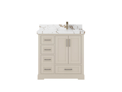 Boston 36 in. W x 22 in. D Right Offset Sink Bathroom Vanity - photo 27