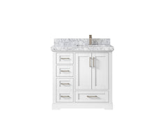 Boston 36 in. W x 22 in. D Right Offset Sink Bathroom Vanity - photo 13