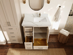 Boston 36 in. W x 22 in. D Right Offset Sink Bathroom Vanity - photo 4