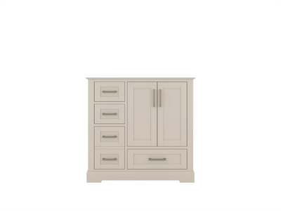 Boston 36 in. W x 22 in. D Right Offset Sink Bathroom Vanity - Willow Bath and Vanity