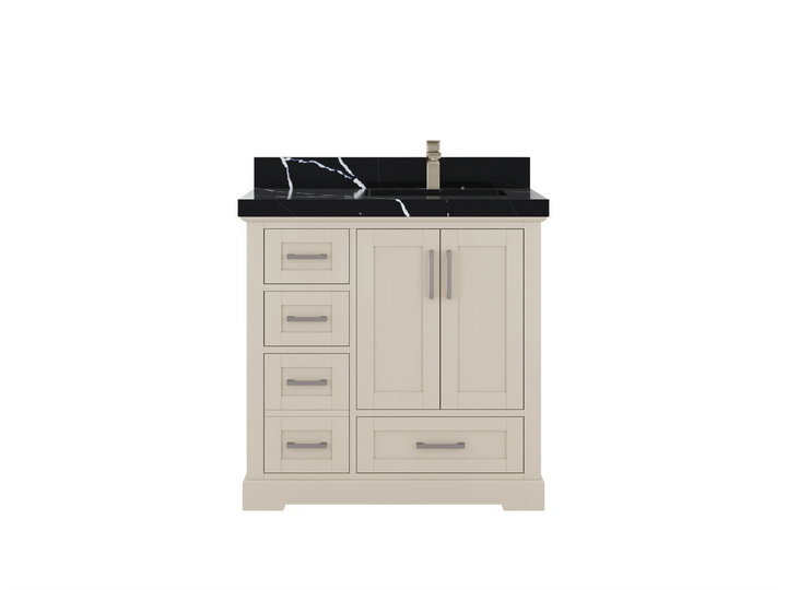 Boston 36 in. W x 22 in. D Right Offset Sink Bathroom Vanity - photo 15