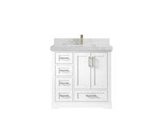 Boston 36 in. W x 22 in. D Center Sink Bathroom Vanity - photo 22