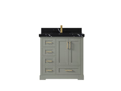 Boston 36 in. W x 22 in. D Center Sink Bathroom Vanity - photo 17