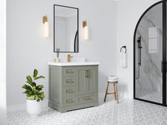 Boston 36 in. W x 22 in. D Center Sink Bathroom Vanity - photo 2