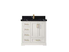 Boston 36 in. W x 22 in. D Center Sink Bathroom Vanity - photo 16