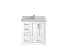 Boston 36 in. W x 22 in. D Center Sink Bathroom Vanity - photo 40